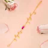 Pink Lock Geomatrix Bracelet