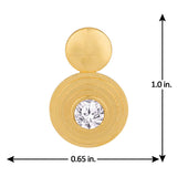 Gold Diamond Geomatrix Earrings