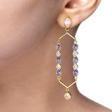 Contemporary Blush Dangler Earrings