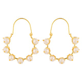 Blooming Beads Faux Pearls Earrings
