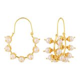 Blooming Beads Faux Pearls Earrings