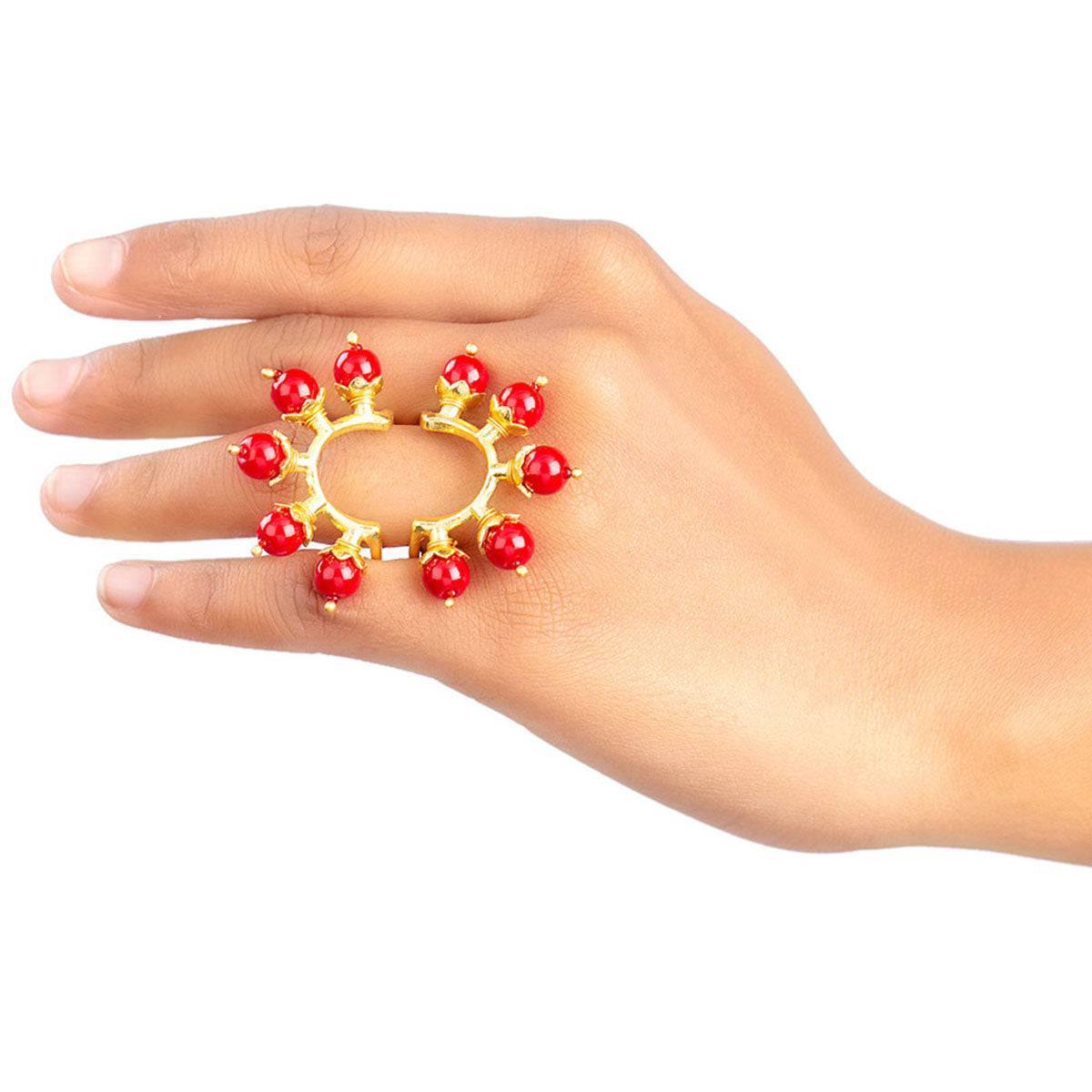 Blooming Beads Aztec Style Ring
