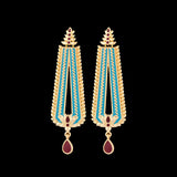 Thai Charm Enamel Embellished Earrings