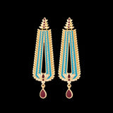 Thai Charm Enamel Embellished Earrings