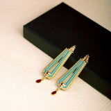 Thai Charm Enamel Embellished Earrings