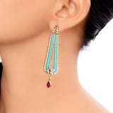 Thai Charm Enamel Embellished Earrings