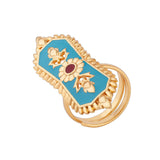Thai Charm Floral Motifs Ring