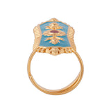 Thai Charm Floral Motifs Ring