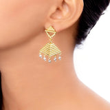 Baori Inverted Triangle Earrings