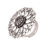 Work Essentials Cutwork Floral Ring