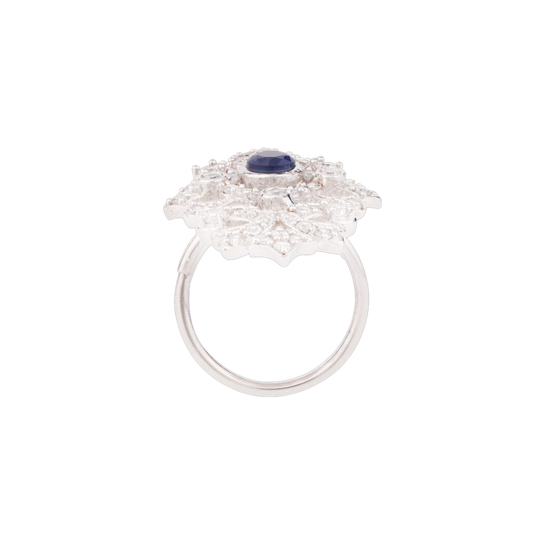 NY Collection Filigree Silver Plated Ring