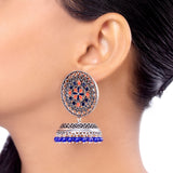 Kesar Dome Jhumka Earrings