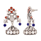 Kesar Mirrored Jhumka Earrings