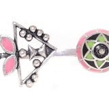 Adorned Spin Floral Motifs Ring