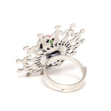 Adorned Spin Tribal Dome Ring