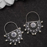 Rangabati Faux Pearls Adorned Earrings