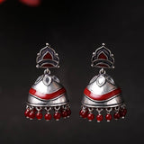 Rangabati Embellished Jhumka Earrings