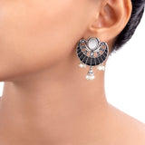 Rangabati Faux Pearls Earrings