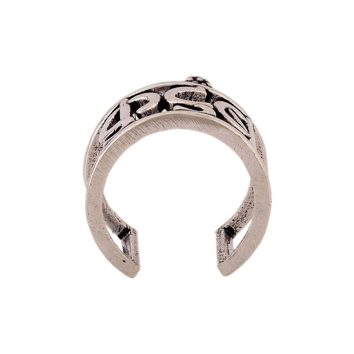 Moksha Adjustable Inscribed Ring
