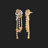 Eternal Sunshine Tassels Gems Adorned Earrings