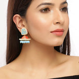 Neeladri Blue Gems Adorned Earrings