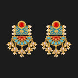 Neeladri Heavily Embellished Earrings