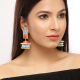Neeladri Gems Adorned Jhumka Earrings