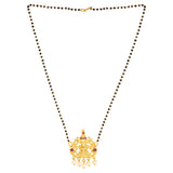 Temple Goddess Faux Pearls Mangalsutra