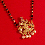 Temple Goddess Faux Pearls Mangalsutra