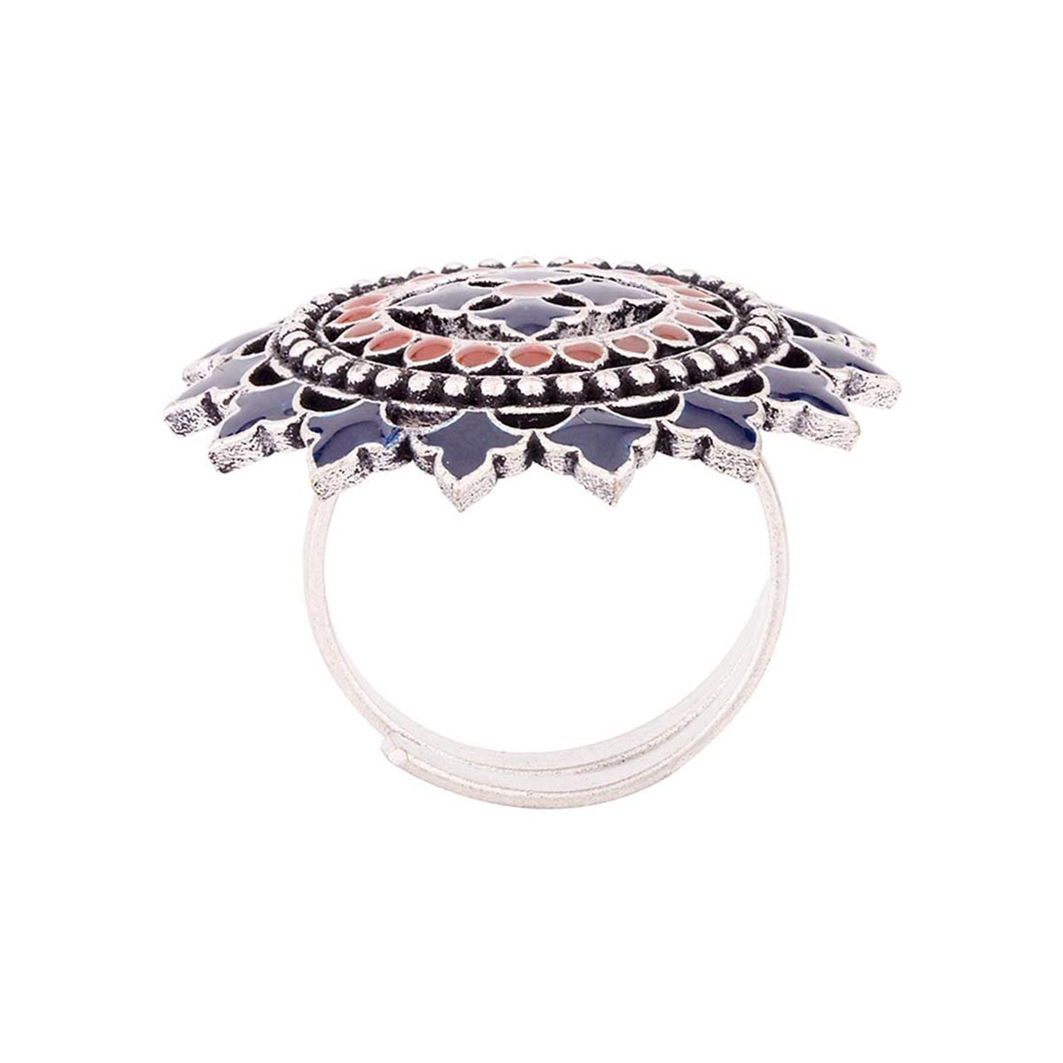 Mandala Tribal Inspired Ring