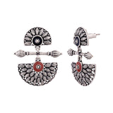Mandala Lightly Embellished Drop Earrings