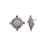 Mandala Floral Stud Style Earrings