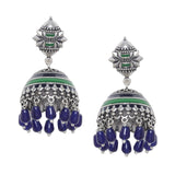 Mehrunisa Lightly Embellished Jhumka Earrings