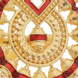 Temple Bell Lightly Embellished Ring
