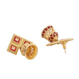 Temple Bell Jhumka Earrings