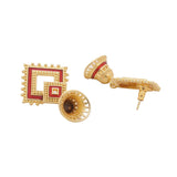 Temple Bell Gold Plated Bell Earrings