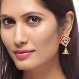 Temple Bell Gold Plated Bell Earrings