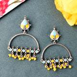 Bagh E Fiza Yellow Beads Earrings