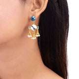 Khanak Jhumka Tassels Drop Earrings