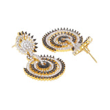 Midnight in Paris Gems Embellished Earrings