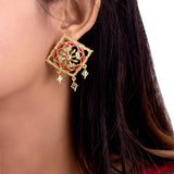 Swarnam Rangoli Inspired Earrings