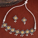 Sanwari Rectangles Necklace Set