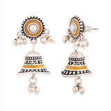 Sanwari Bell Motif Drop Earrings