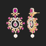 House of Royals CZ Embellished Earrings