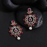 House of Royals CZ Embellished Earrings