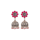 Abhira Floral Jhumka Earrings