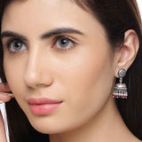 Abhira Brass Jhumka Earrings