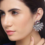Abhira Half Moon Earrings
