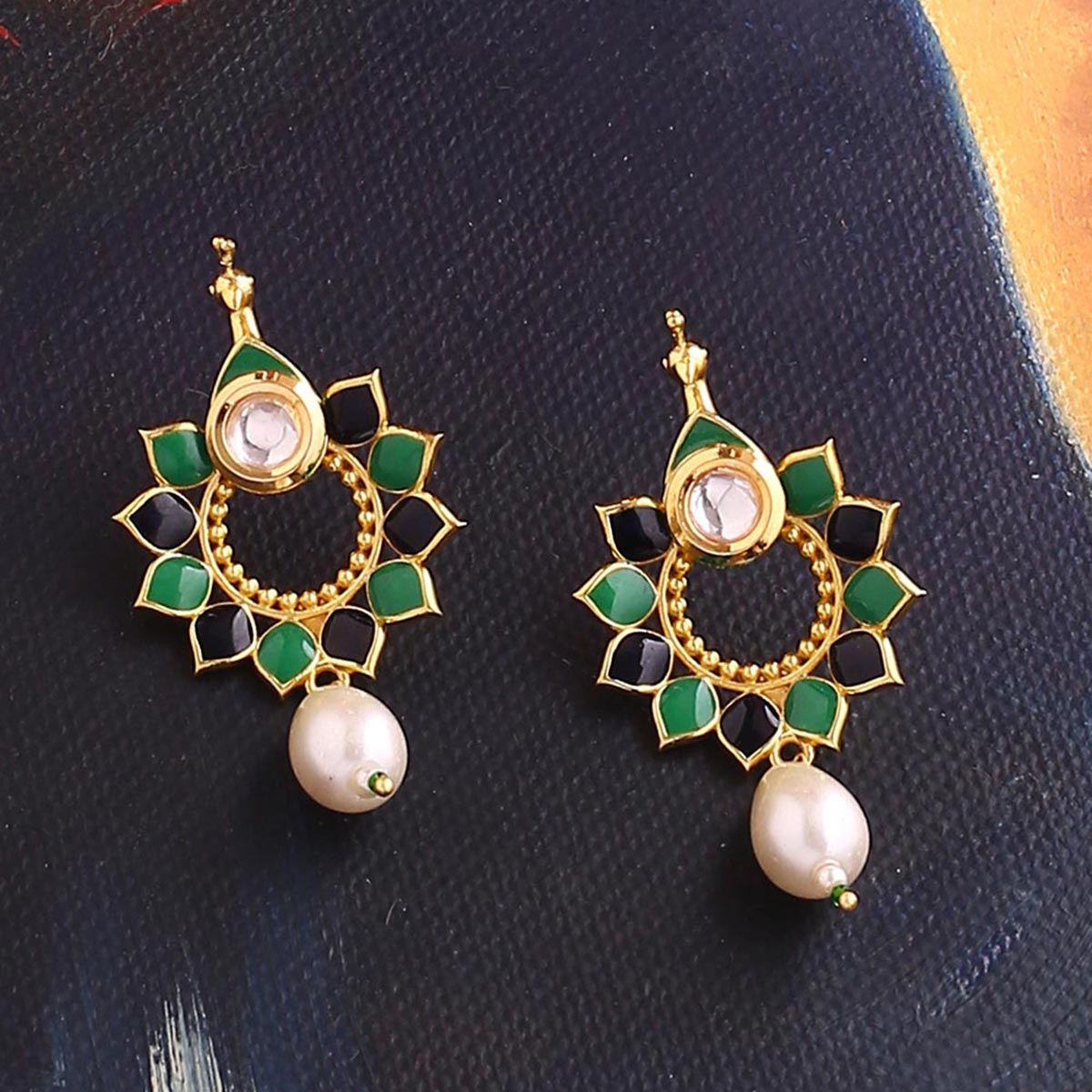 Manmayi Pearl Drop Earrings