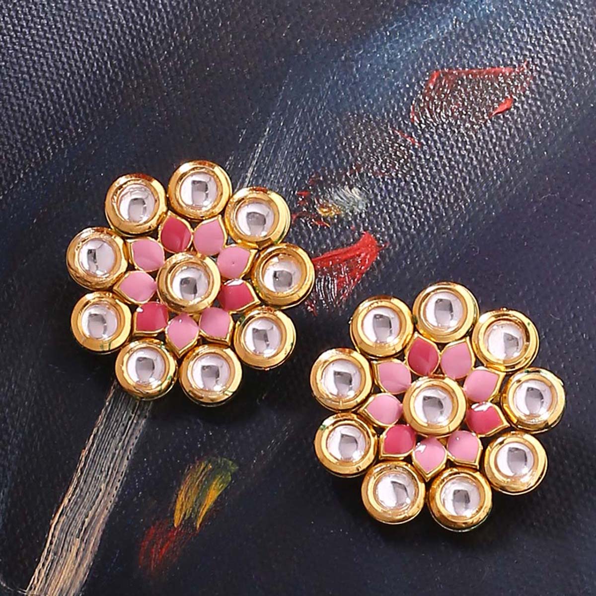 Manmayi Floral Stud Earrings